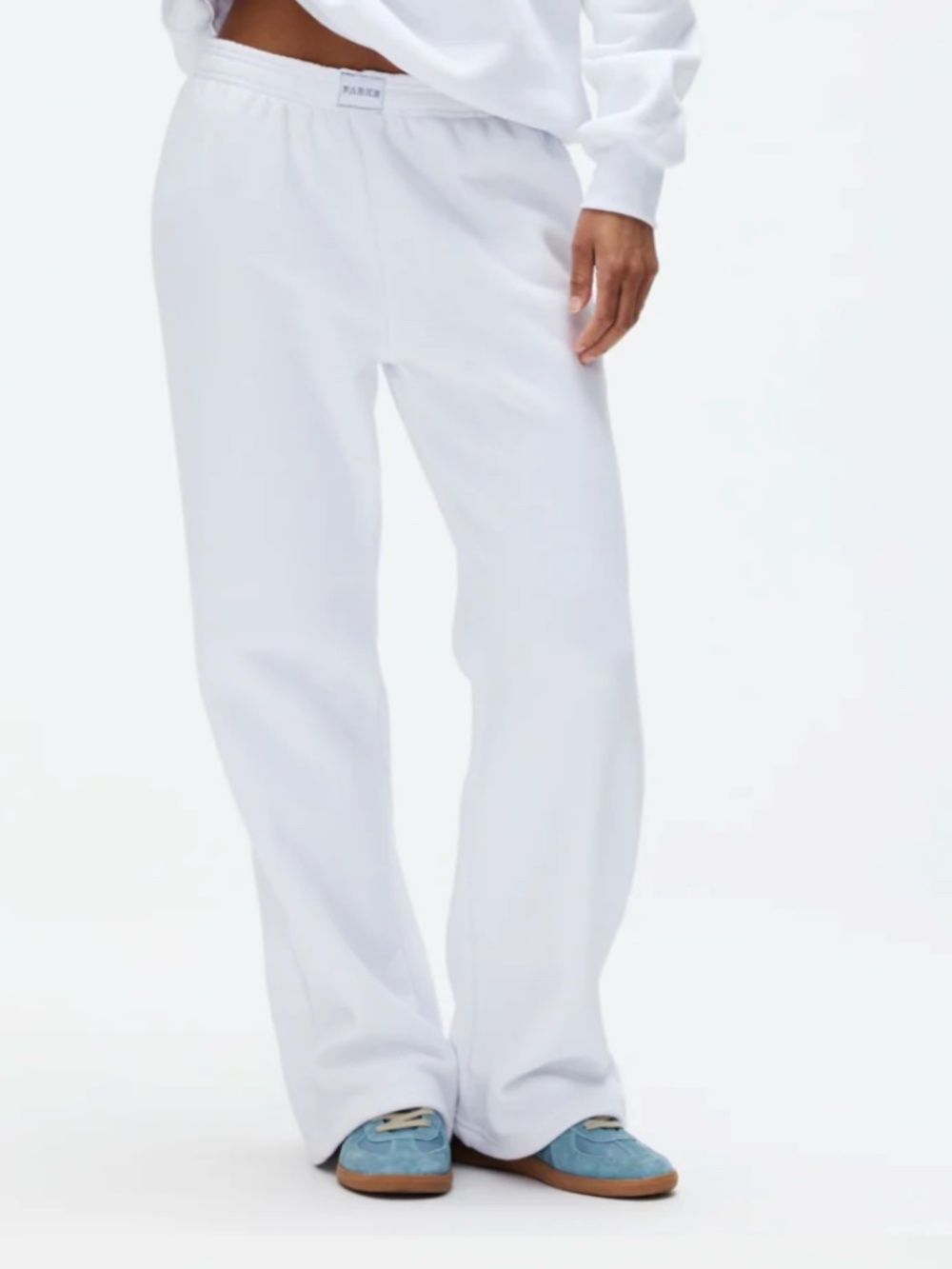 Parke Boxer Sweatpants XS White NWT